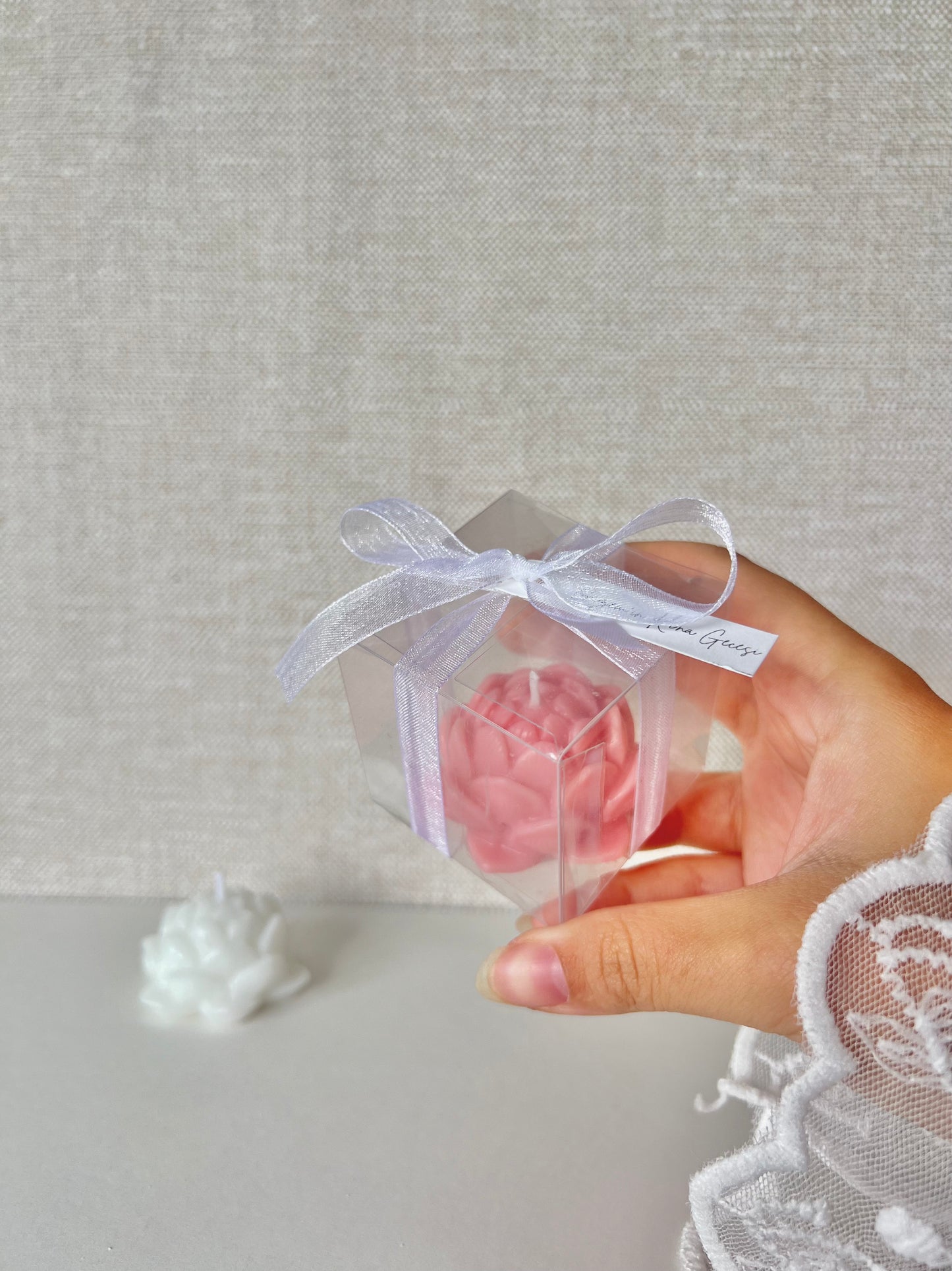 Bougie Fleur de Lotus - Cadeaux invités