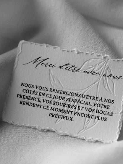 Cartes de visite - Embossage Personnalisé