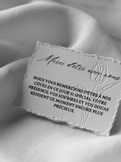 Cartes de visite - Embossage Personnalisé