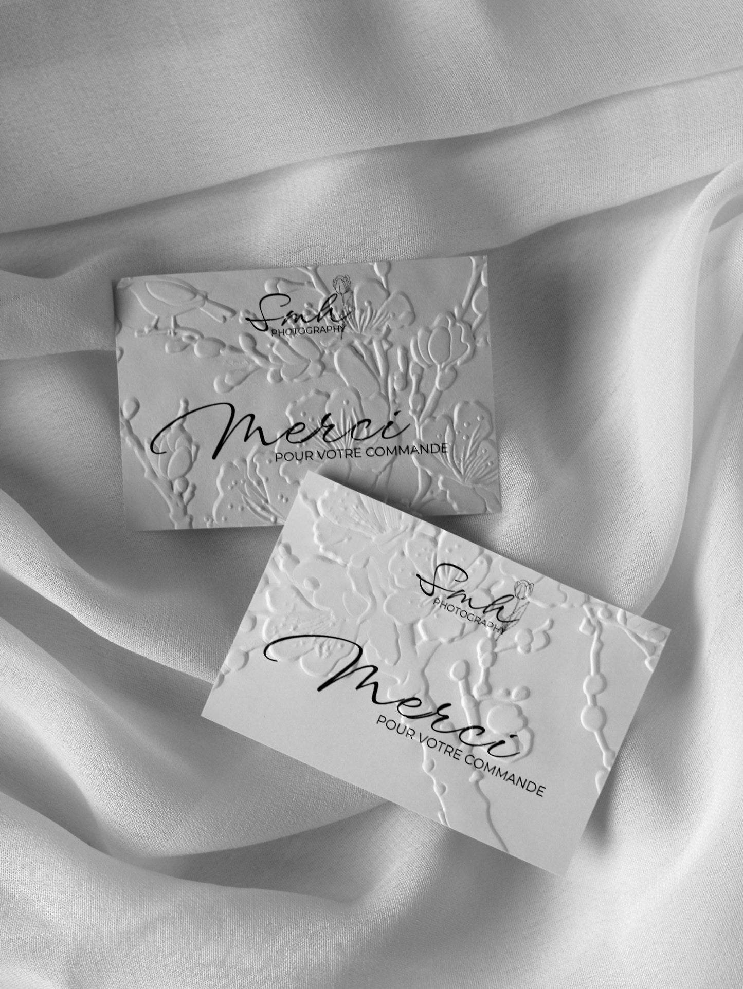 Cartes de remerciement - Embossage "Sakura"