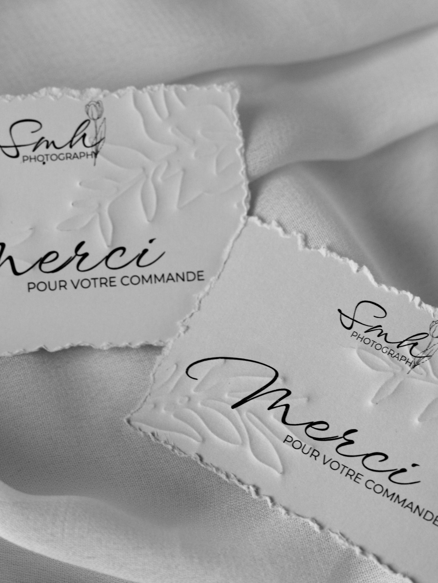 Cartes de remerciement - Embossage "Floréa"