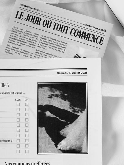 Journal - La Gazette des mariés - Numérique ou Papier