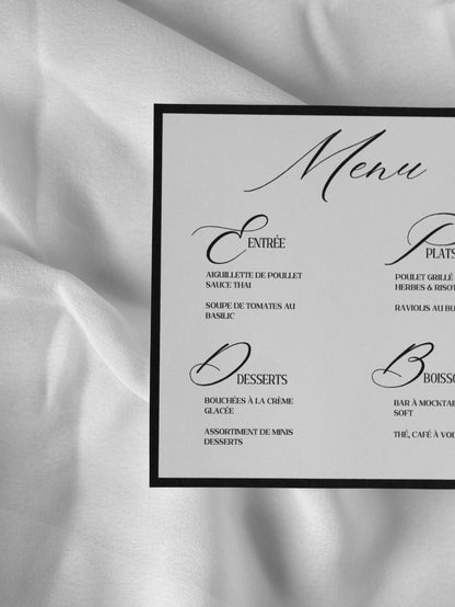 Menu - SIGNATURE