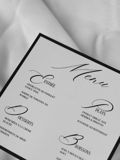 Menu - SIGNATURE