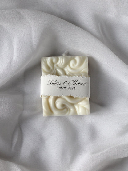 Bougie Vagues - Cadeaux invités
