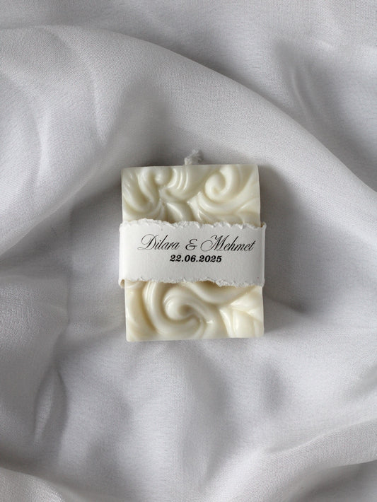 Bougie Vagues - Cadeaux invités