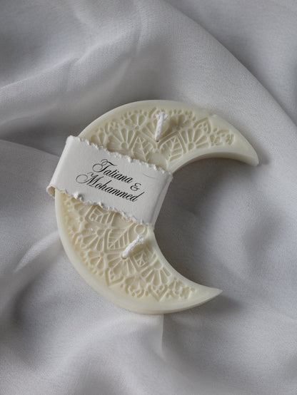 Bougie Lune - Cadeaux invités