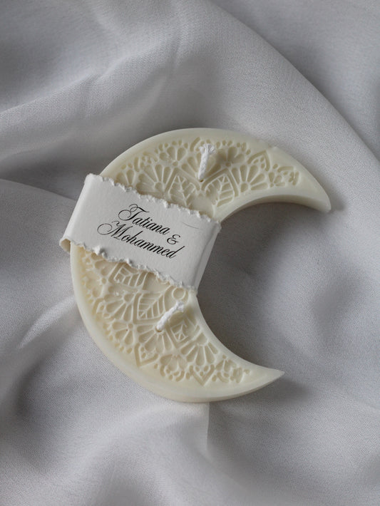 Bougie Lune - Cadeaux invités