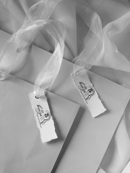 Sac cadeau Pro - Personnalisé - Blanc Glossy