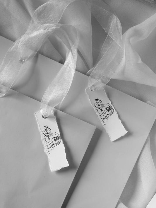 Sac cadeau Pro - Personnalisé - Blanc Glossy