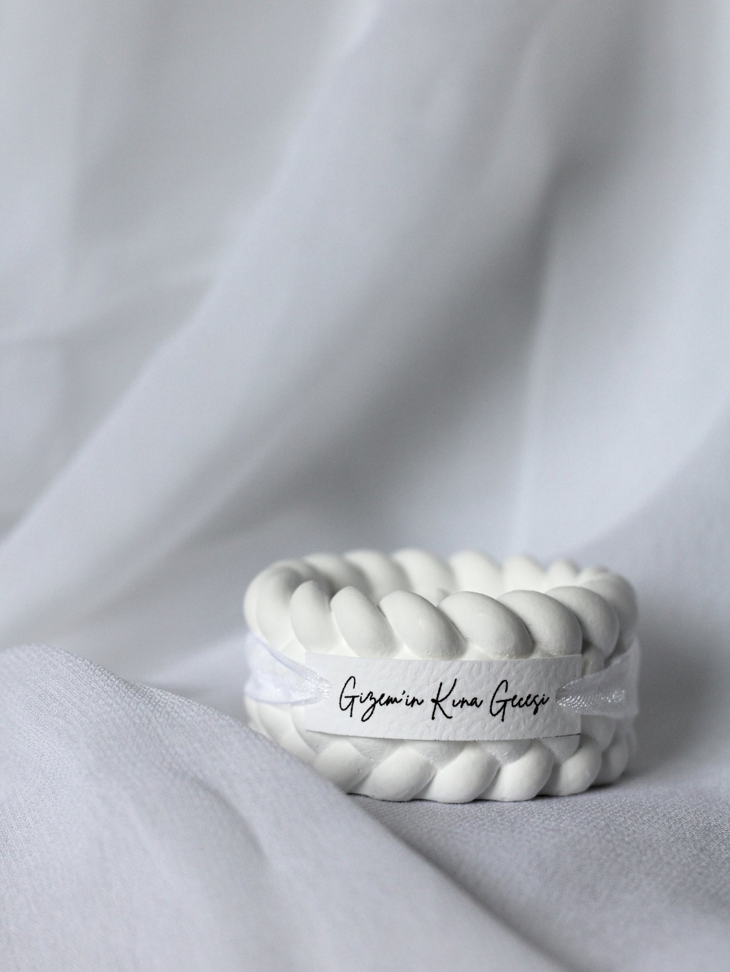 Bougie photophore tressé - Cadeaux invités