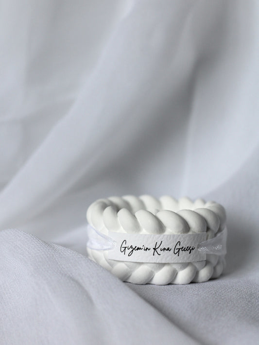 Bougie photophore tressé - Cadeaux invités