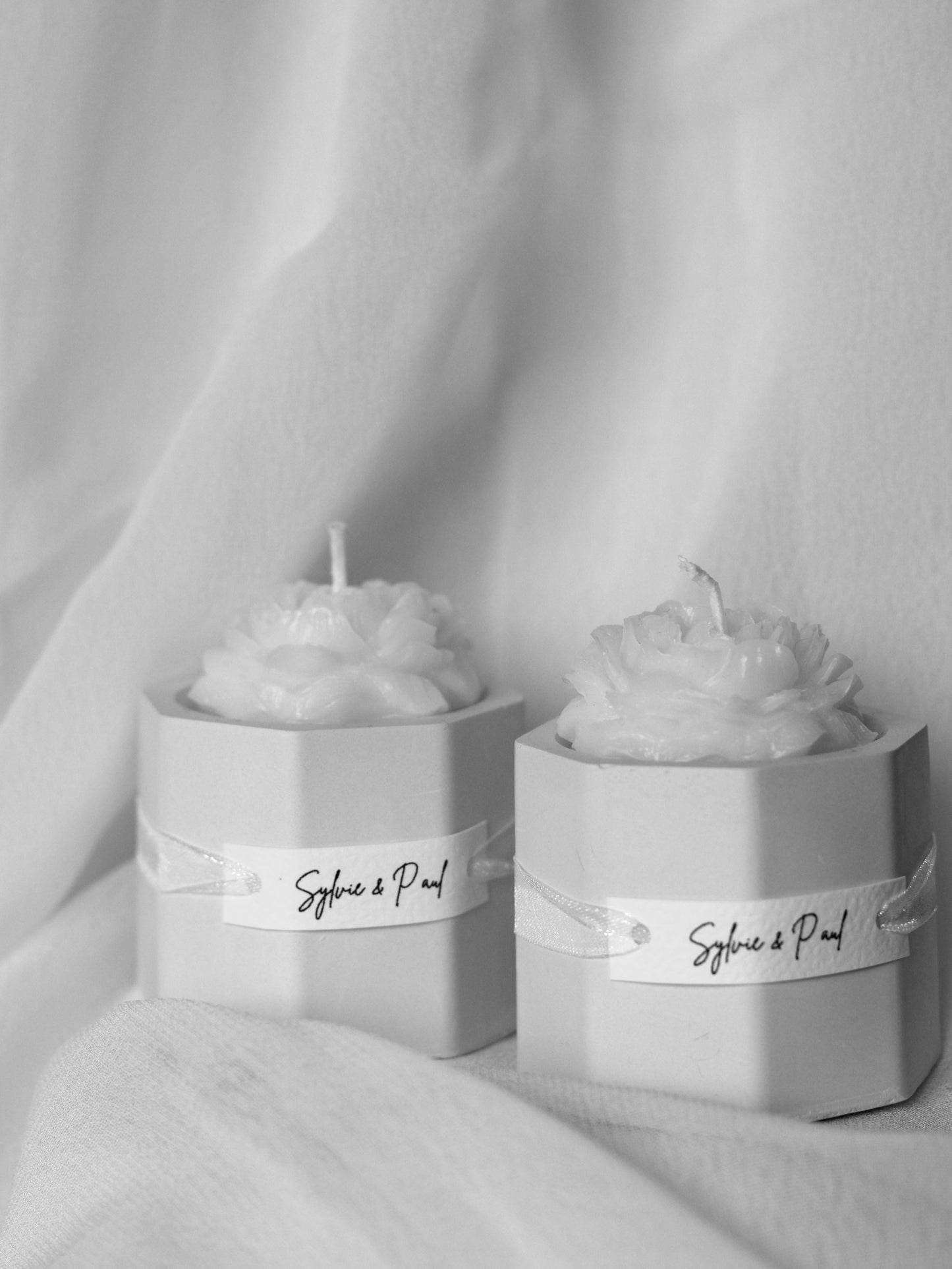 Bougie photophore géométrique - Cadeaux invités