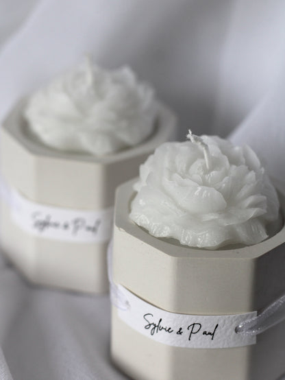 Bougie photophore géométrique - Cadeaux invités