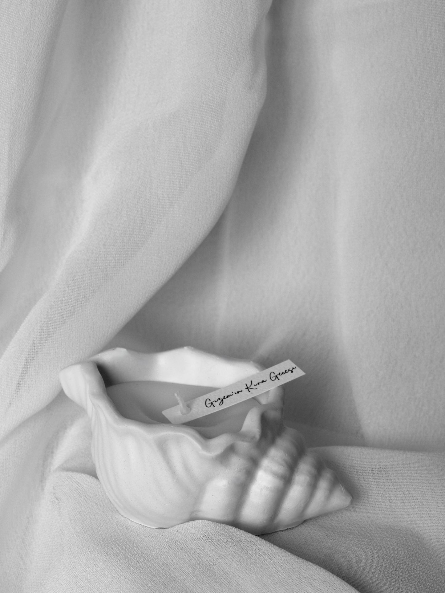 Bougie photophore coquillage - Cadeaux invités