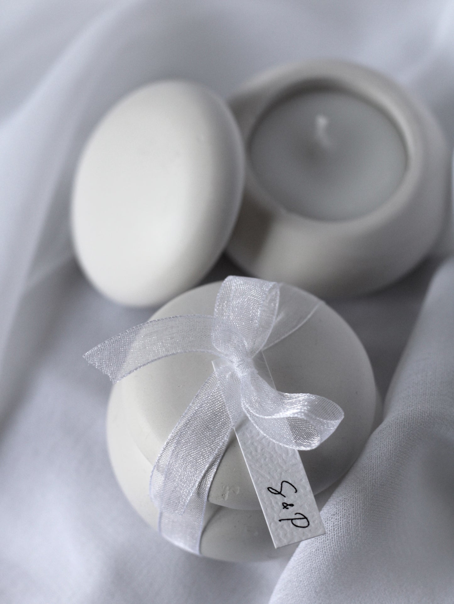 Bougie photophore Galet - Cadeaux invités