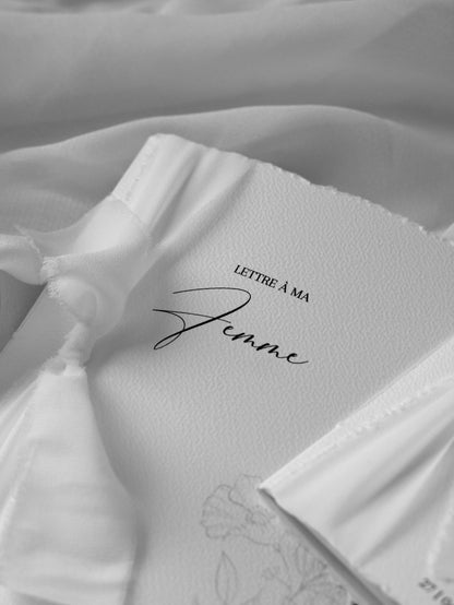 Carnet "Lettre à mon mari/femme" - Lot de 2