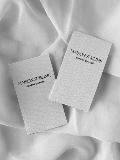 Carte avec lingette eau de cologne - Cadeaux invités