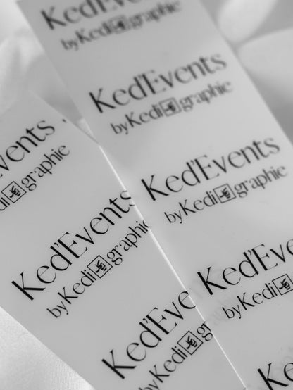 Etiquettes - Transparent - Pelliculé brillant