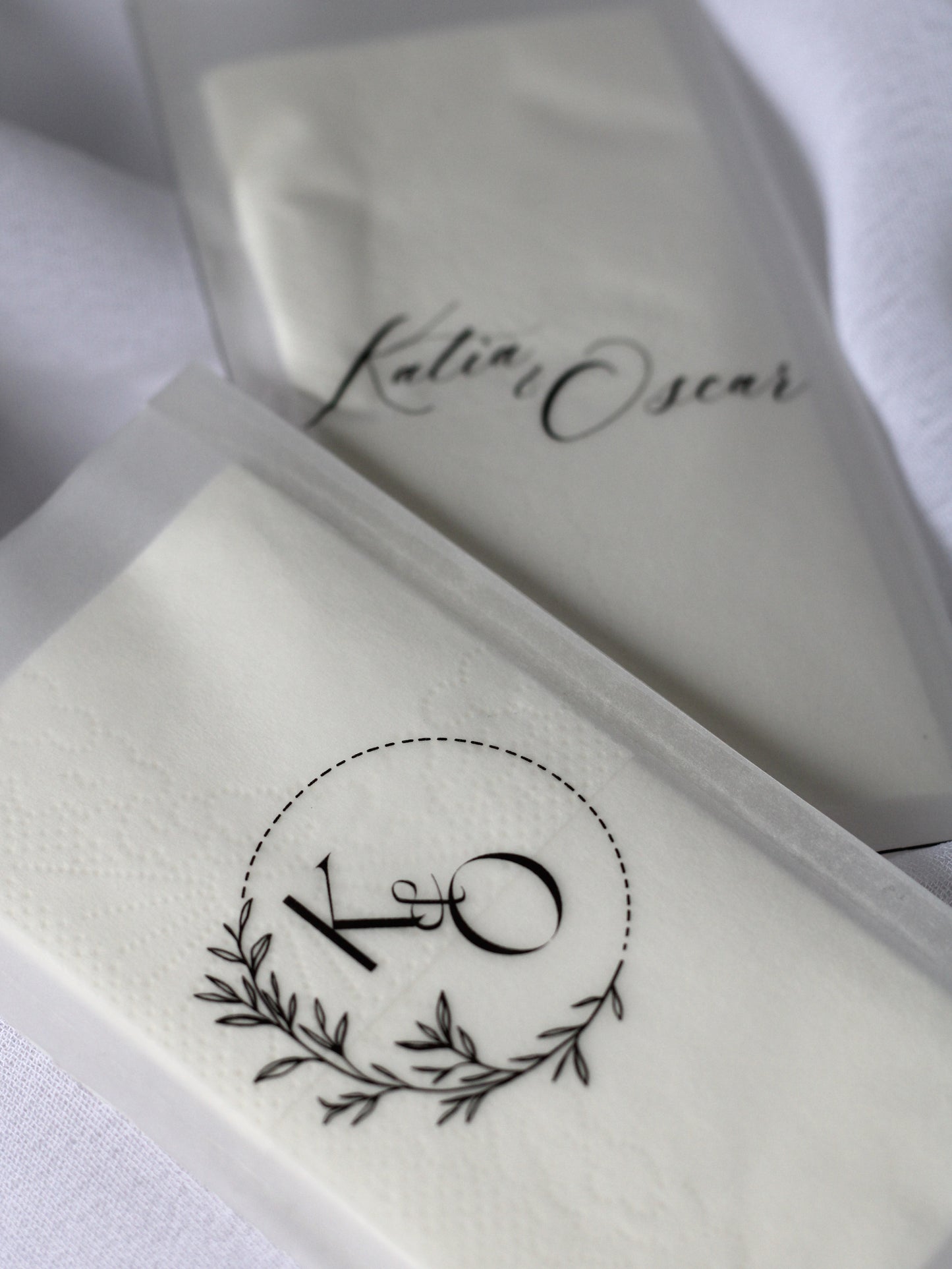 Paquet de mouchoirs en vellum - NACRE