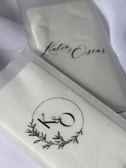 Paquet de mouchoirs en vellum - NACRE