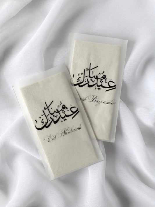 Paquet de mouchoirs en vellum - EID