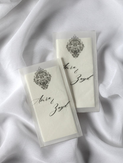 Paquet de mouchoirs en vellum - PALAZZO