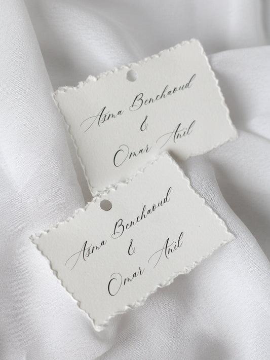 Etiquettes cadeaux - NILUFER