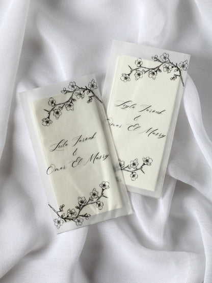 Paquet de mouchoirs en vellum - COVEY