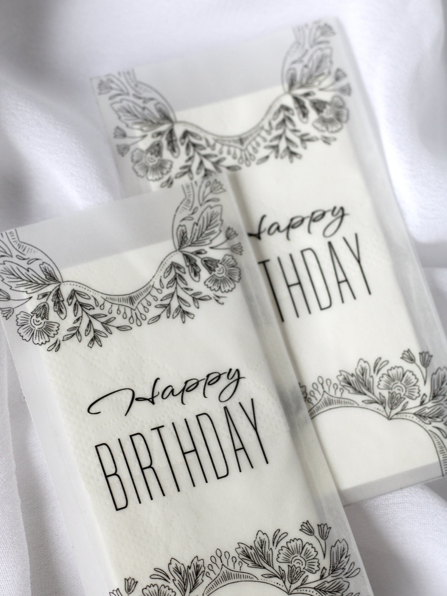 Paquet de mouchoirs en vellum - AURORE