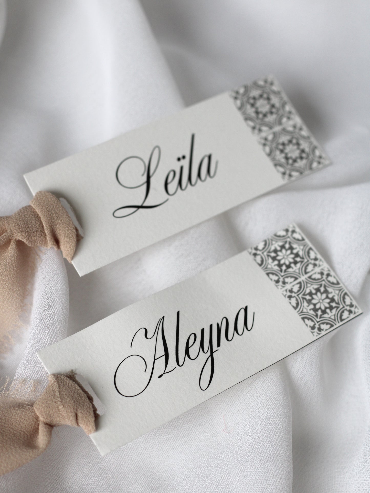 Marque-place prénom - IZNIK