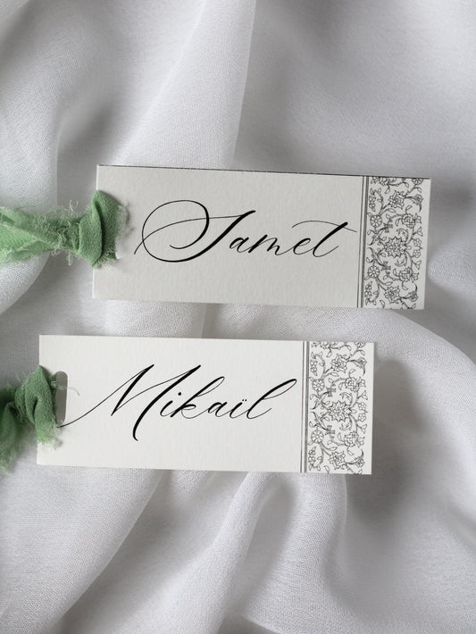 Marque-place prénom - ZENITH