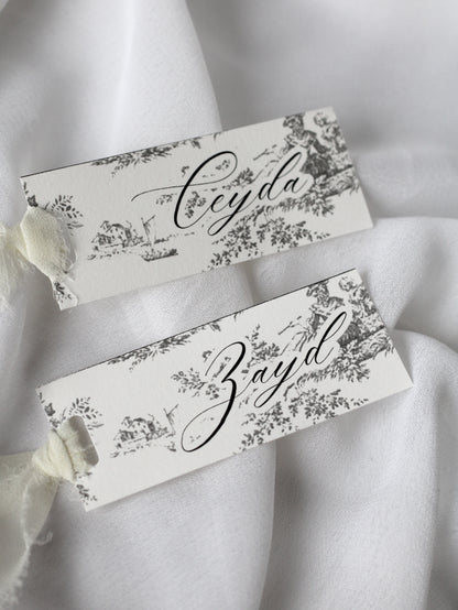 Marque-place prénom - VERSAILLES