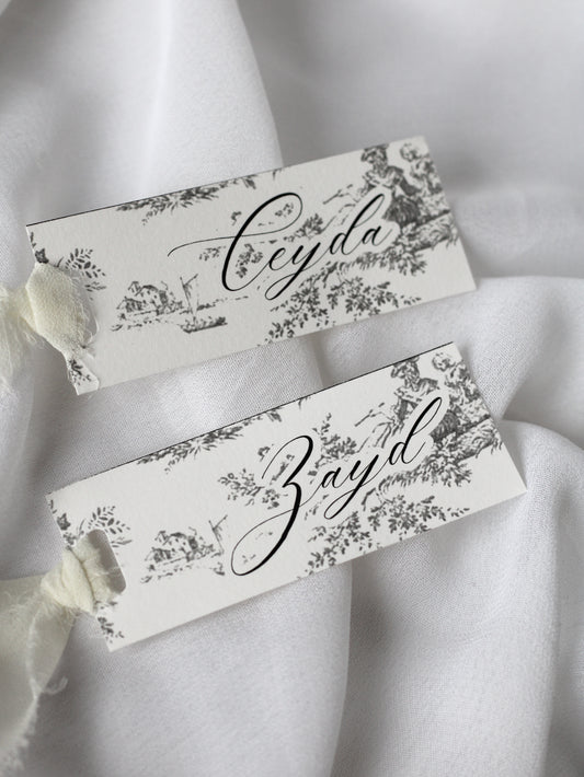 Marque-place prénom - VERSAILLES