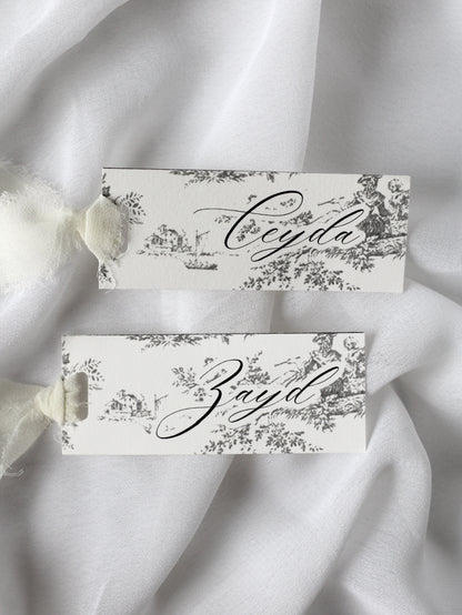 Marque-place prénom - VERSAILLES