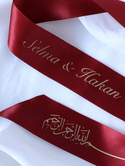 Ceinture de Marié Ruban Satin - Gelin Kuşağı