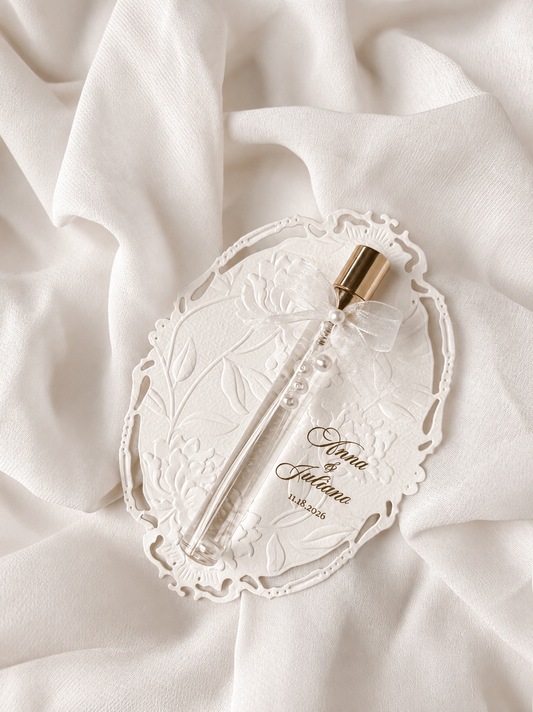 Carte & Fiole Cologne "Bridgerton" - Cadeaux invités