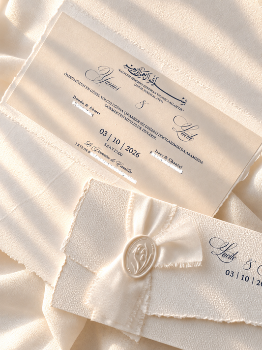 Faire-part de mariage personnalisé – Collection SARAH